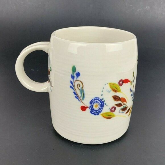 Anthropologie Petal Palette Starla Halfmann Letter J Coffee Mug 14 fl oz Ceramic - Picture 3 of 6